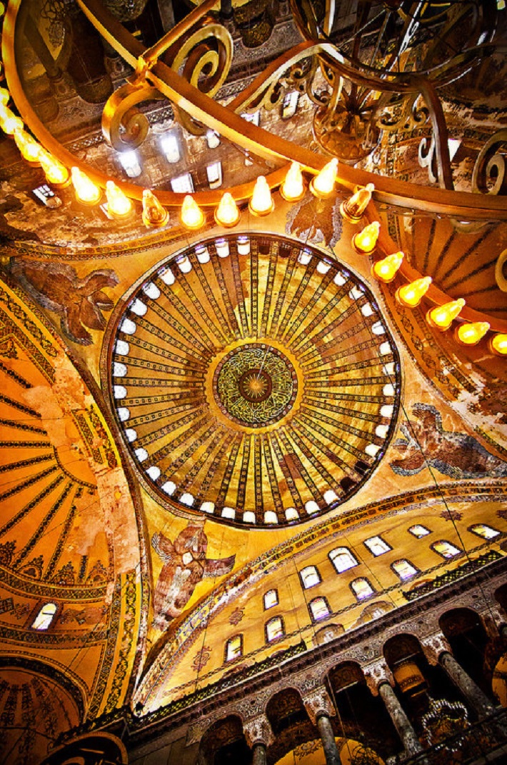 Ceiling of the Hagia Sophia