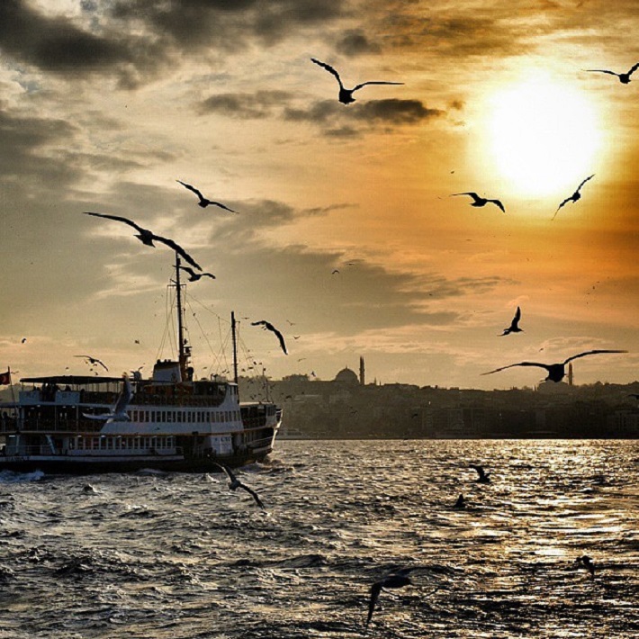 Ferry over Bosphorus