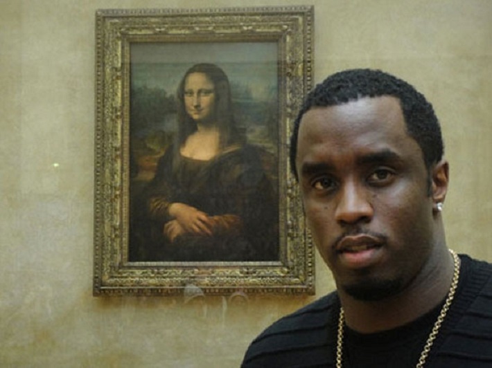 Diddy and Mona Lisa