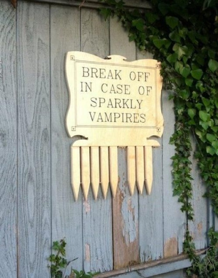 In case of sparkly vampires